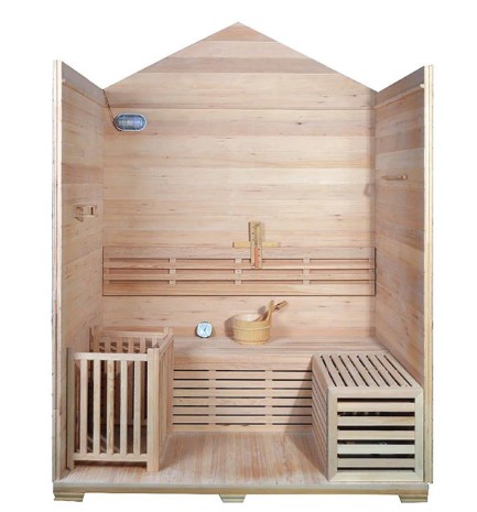Aussensauna Landhausstil ZEDER **Package Deal**